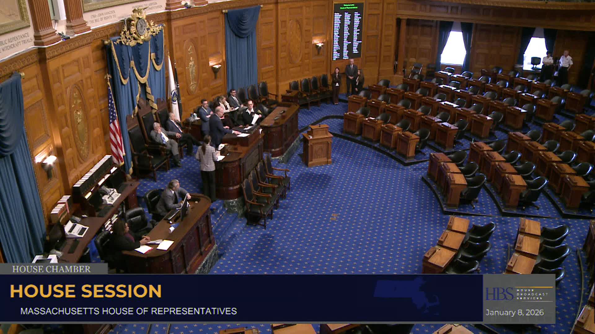 Thumbnail image for MA House Session: January 8